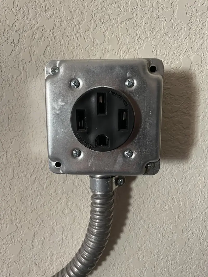 NEMA 14-50 outlet installed for Electrical Panel Upgrade in Hialeah Gardens